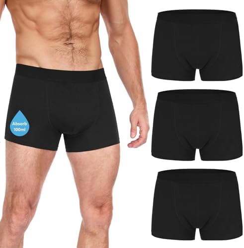 Everyday Leakproof Boxer Briefs for Men — 100 ml